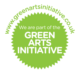 We are part of the Green Arts Initiative